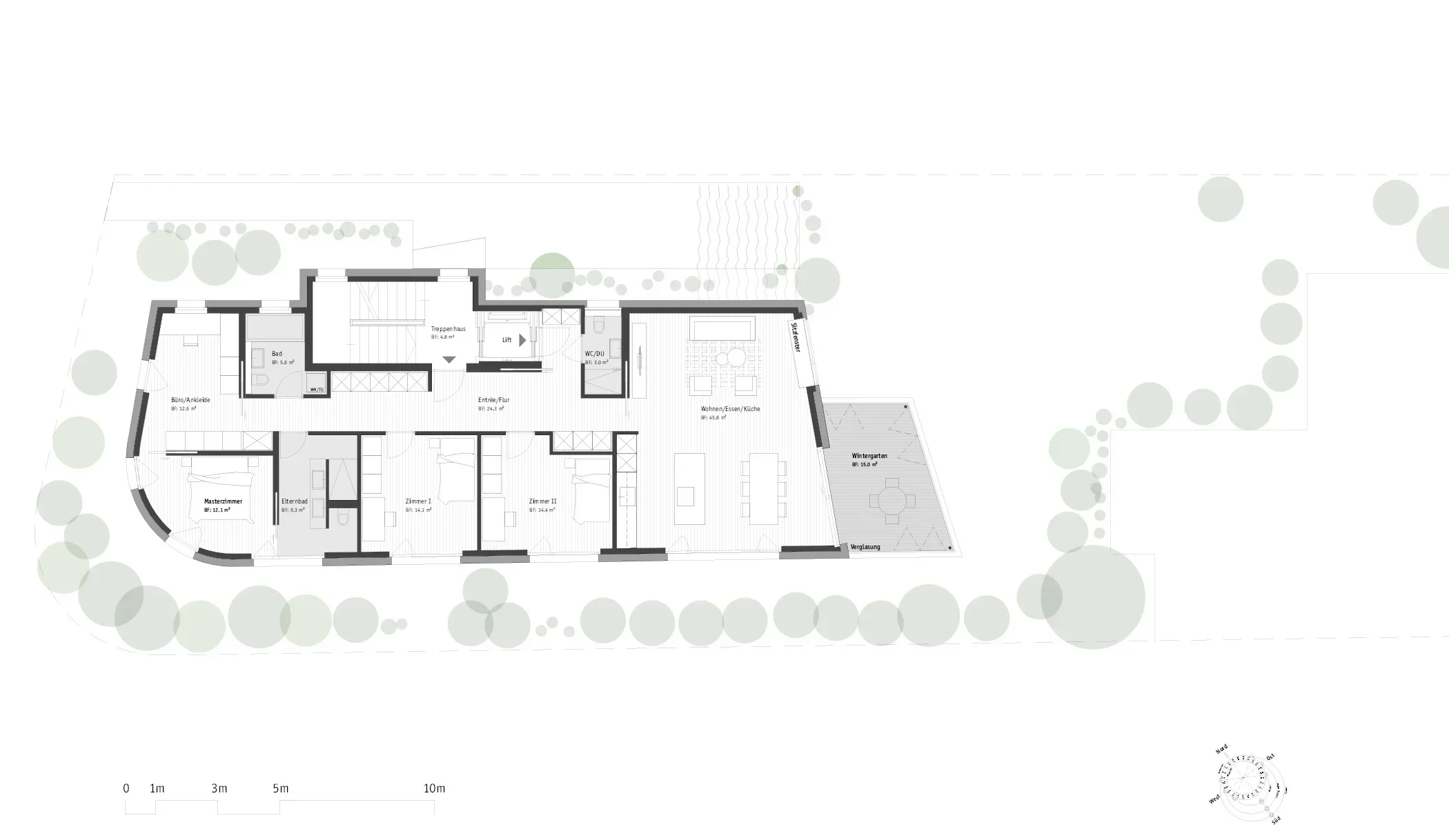 Grundriss 1+2 Obergeschoss